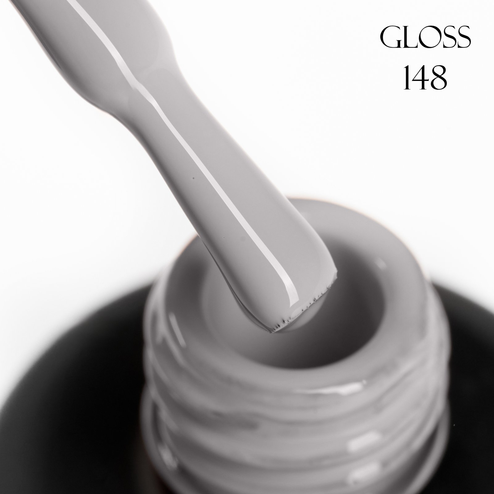 Гель-лак GLOSS 148 (запилений сірий), 11 мл