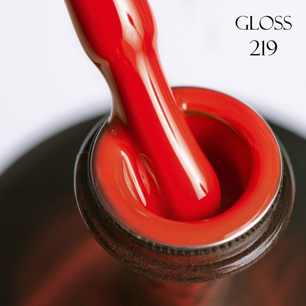 Гель-лак GLOSS 219 (королівський червоний), 11 мл