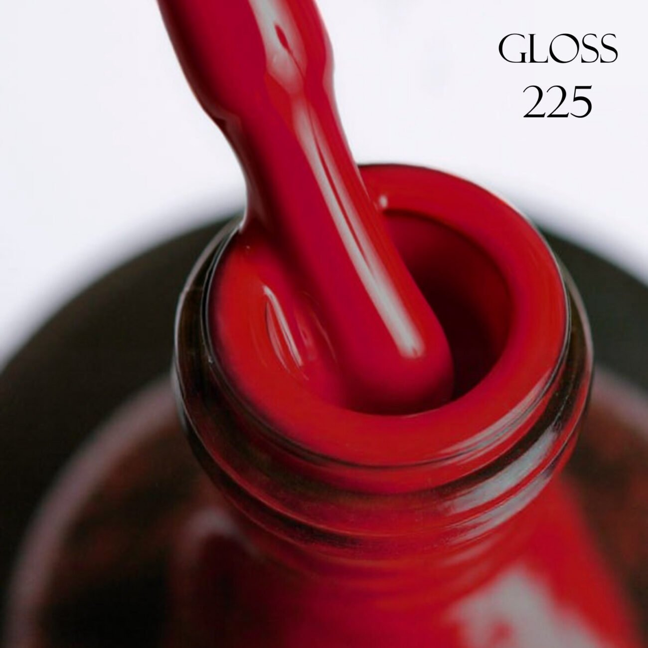 Гель-лак GLOSS 225 (темно-малиновий), 11 мл