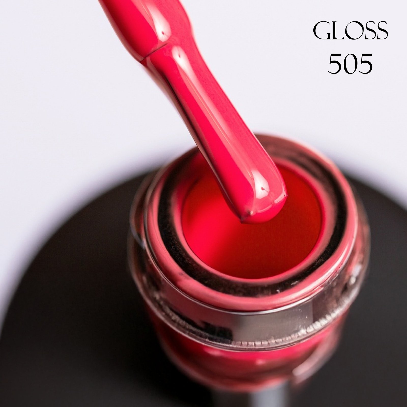 Гель-лак GLOSS 505 (яскраво-кораловий), 11 мл