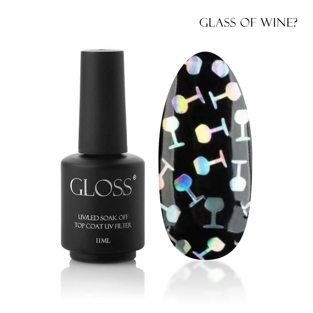 Топ для гель-лаку GLOSS Love hate, 11 мл