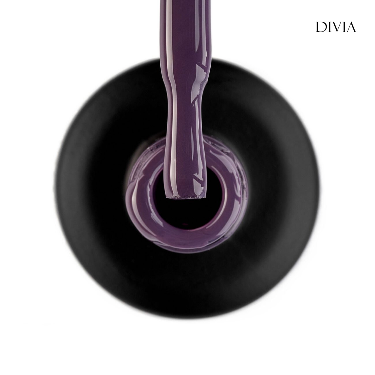 Кольорова база GLOSS Color Base Gel Divia, 11 мл (сливовий)