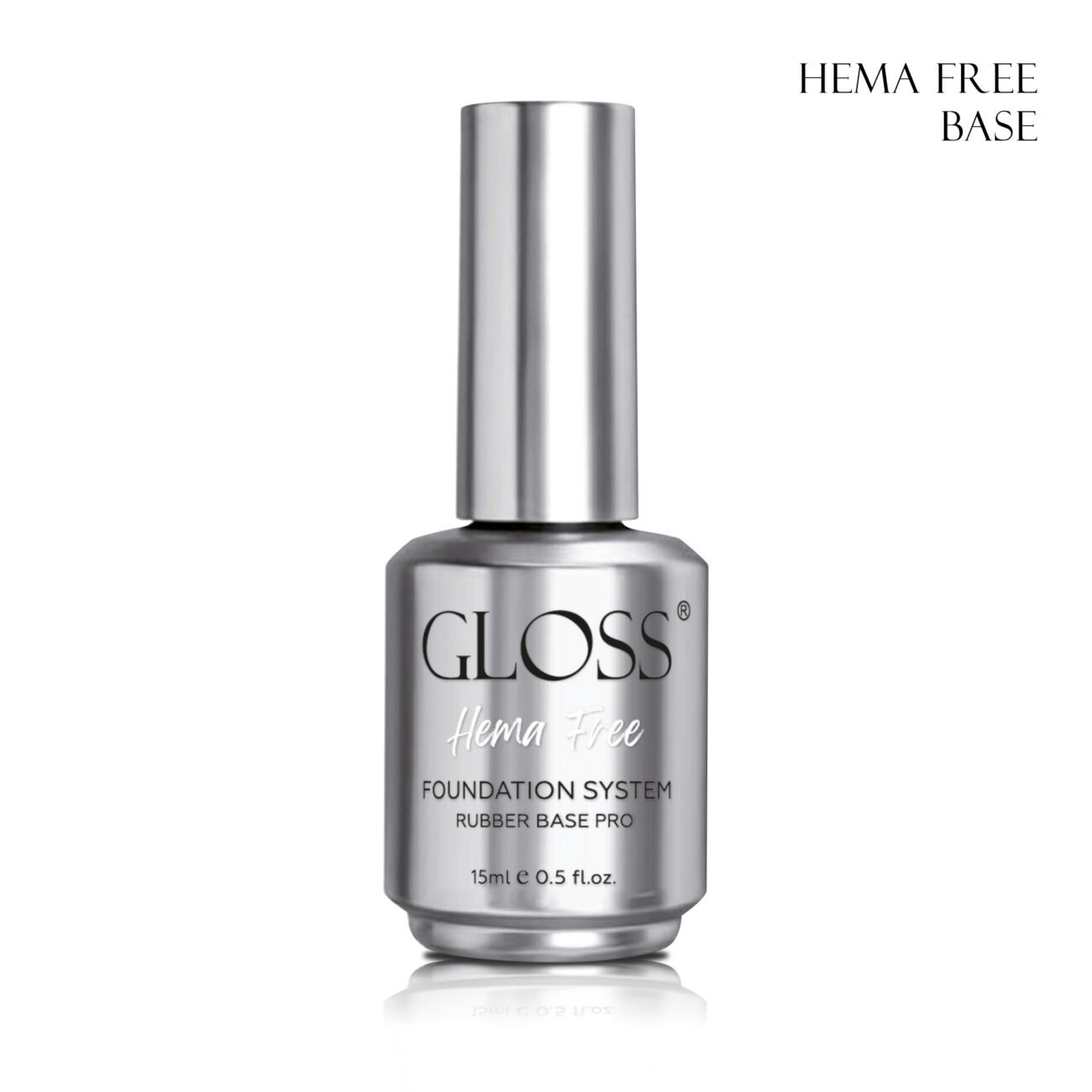 База для гель-лаку GLOSS HEMA Free Foundation system, 15 мл