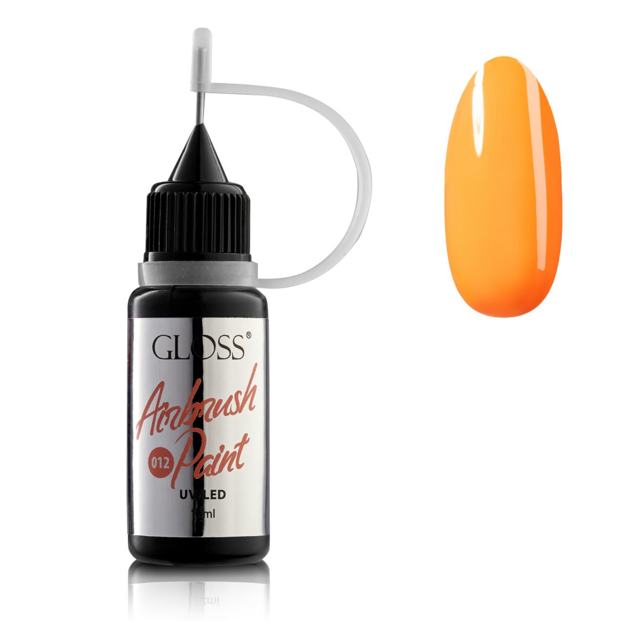 Фарба для аерографа GLOSS Airbrush Paint 012 (гарбузовий), 12 мл