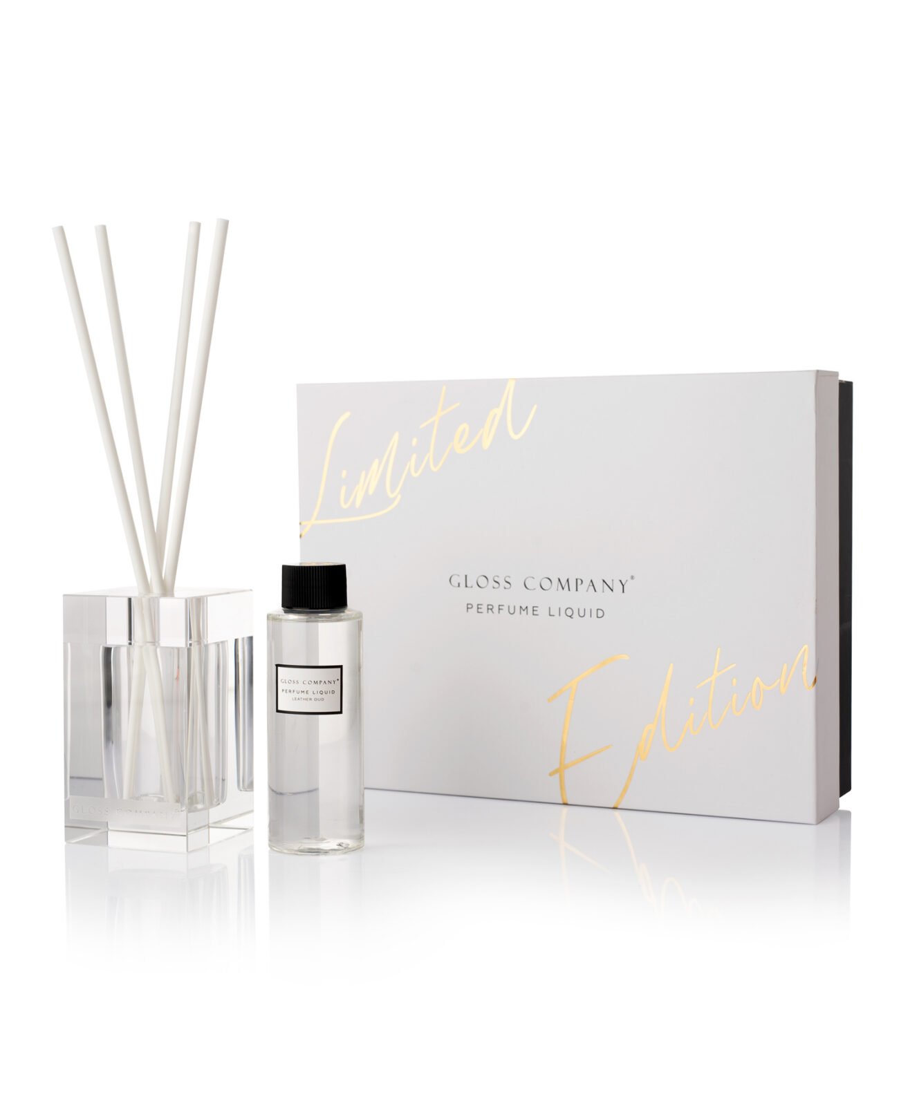 Аромадифузор GLOSS Leather Oud, 120 мл (подарунковий набір)