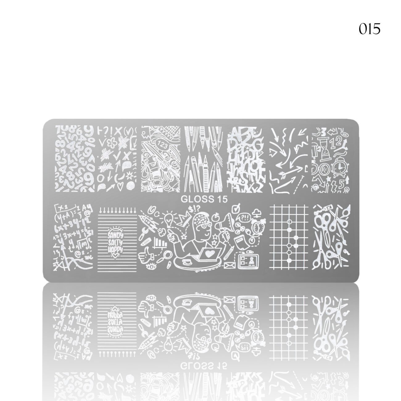 Пластина для стемпінгу GLOSS 15