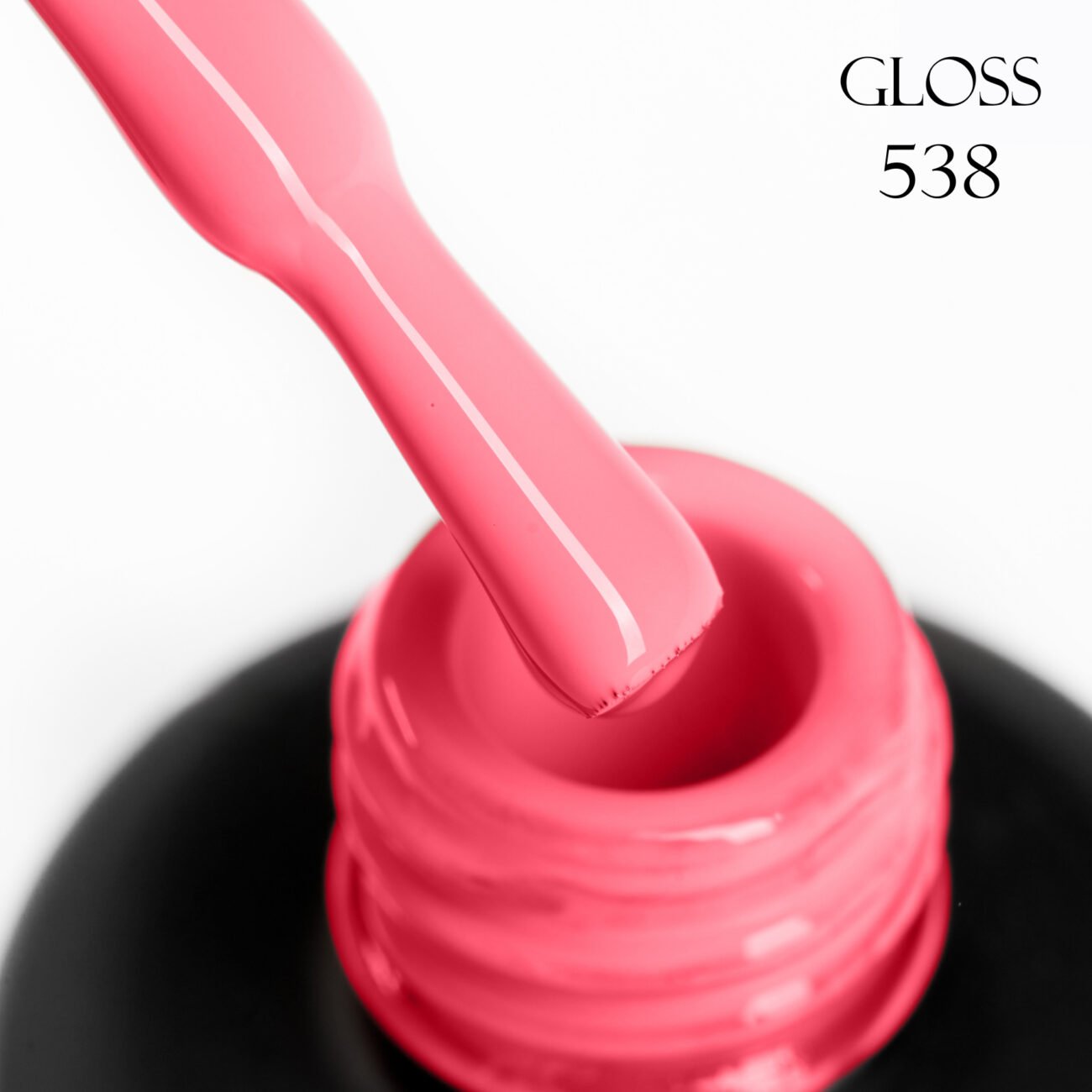 Гель-лак GLOSS 538 (коралово-рожевий), 11 мл