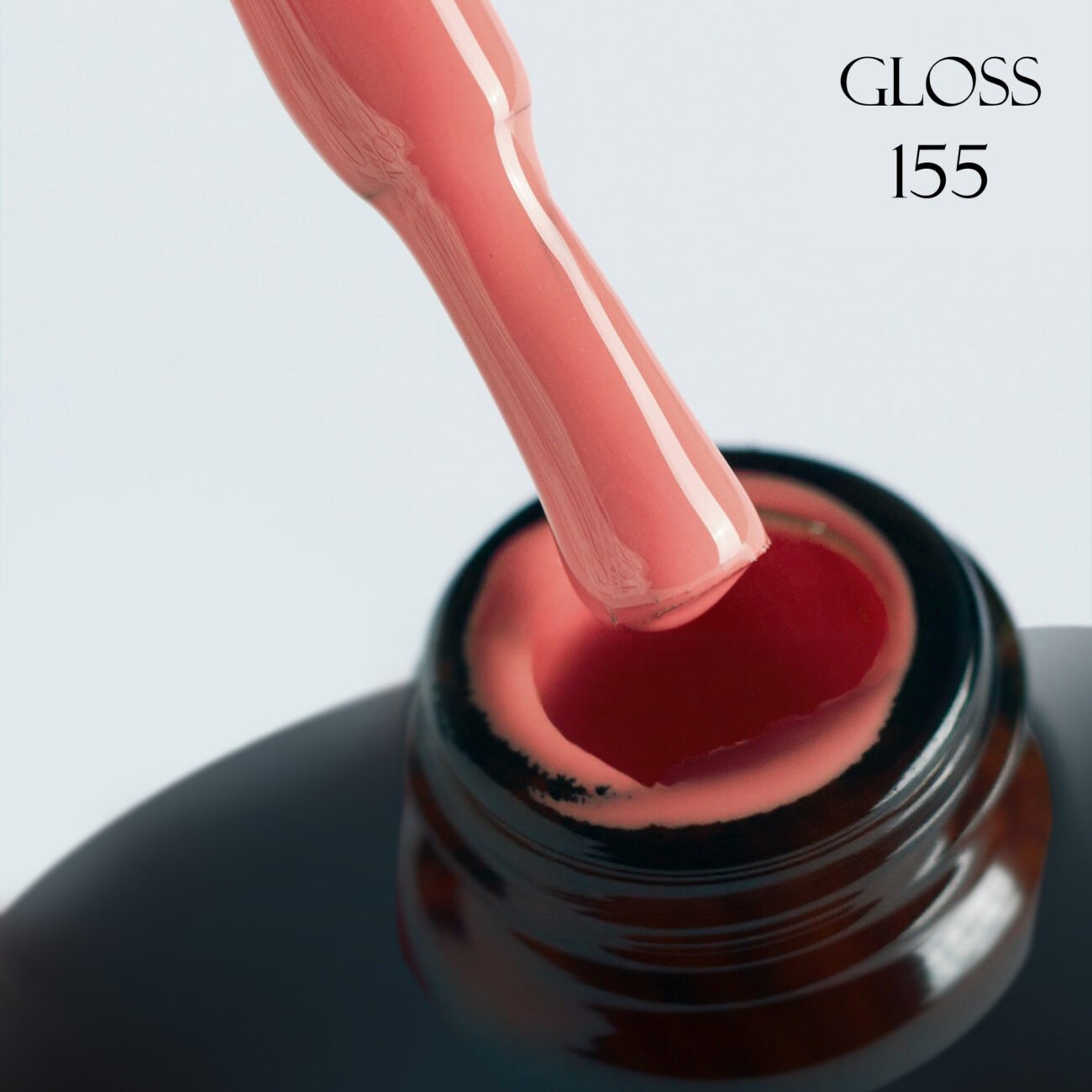 Гель-лак GLOSS 155 (рожево-кораловий), 11 мл