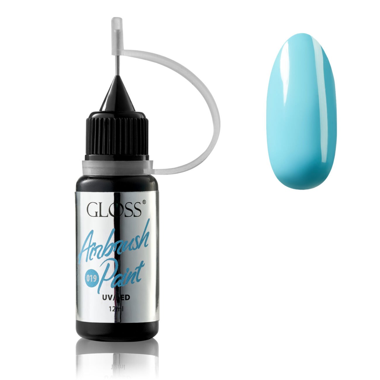 Фарба для аерографа GLOSS Airbrush Paint 019 (небесний), 12 мл