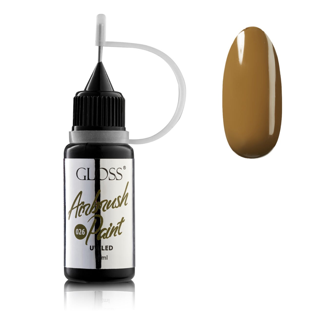 Фарба для аерографа GLOSS Airbrush Paint 026 (хакі), 12 мл