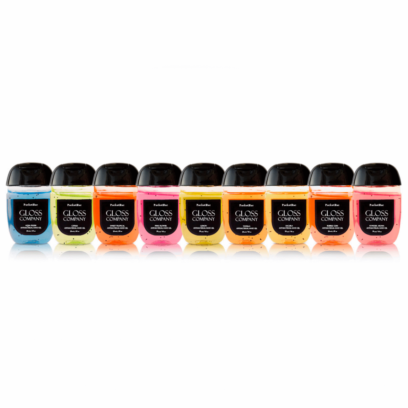 Набір санітайзерів для рук GLOSS, 9 шт