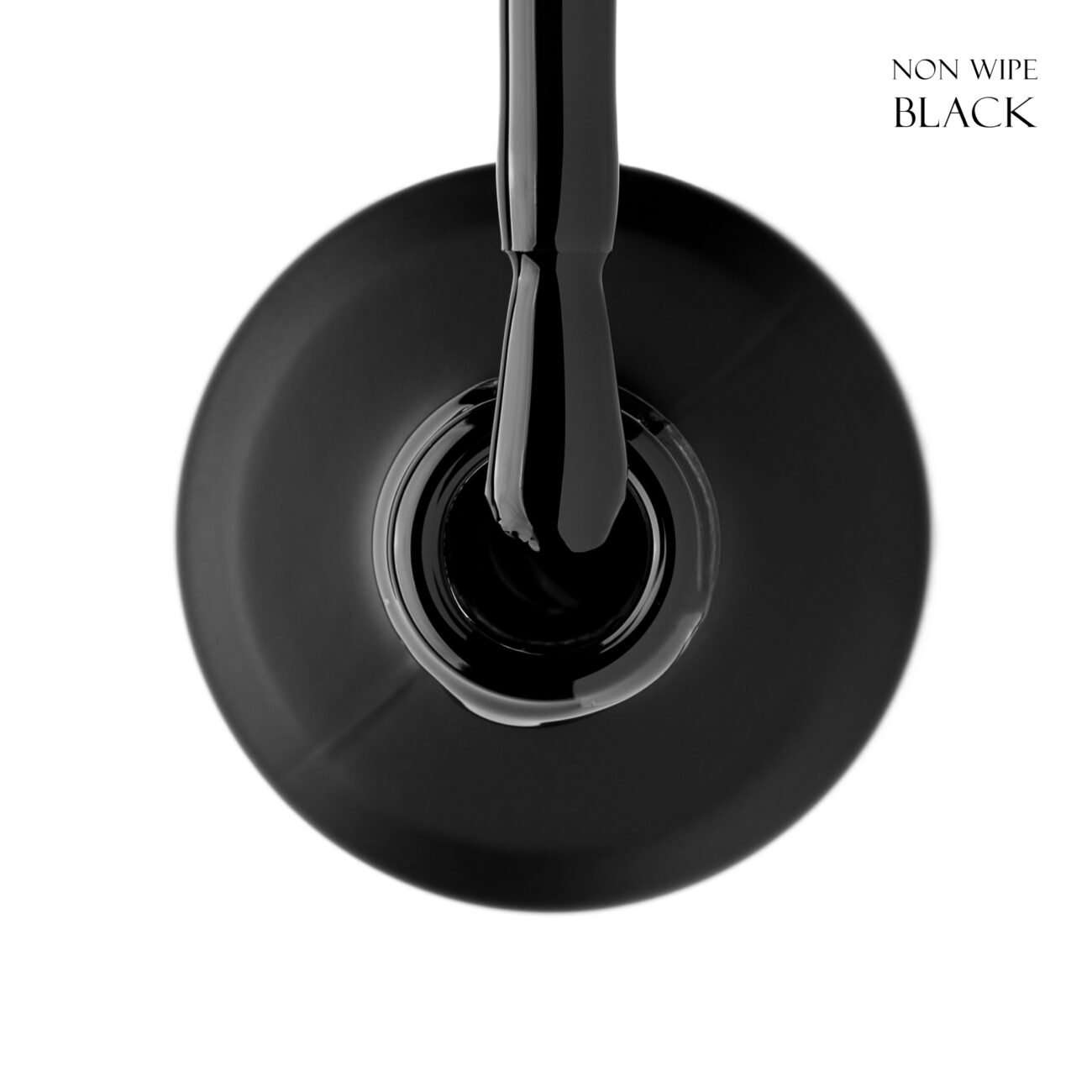 Камуфлюючий топ для гель-лаку GLOSS Top coat Black, 15 мл (чорний)