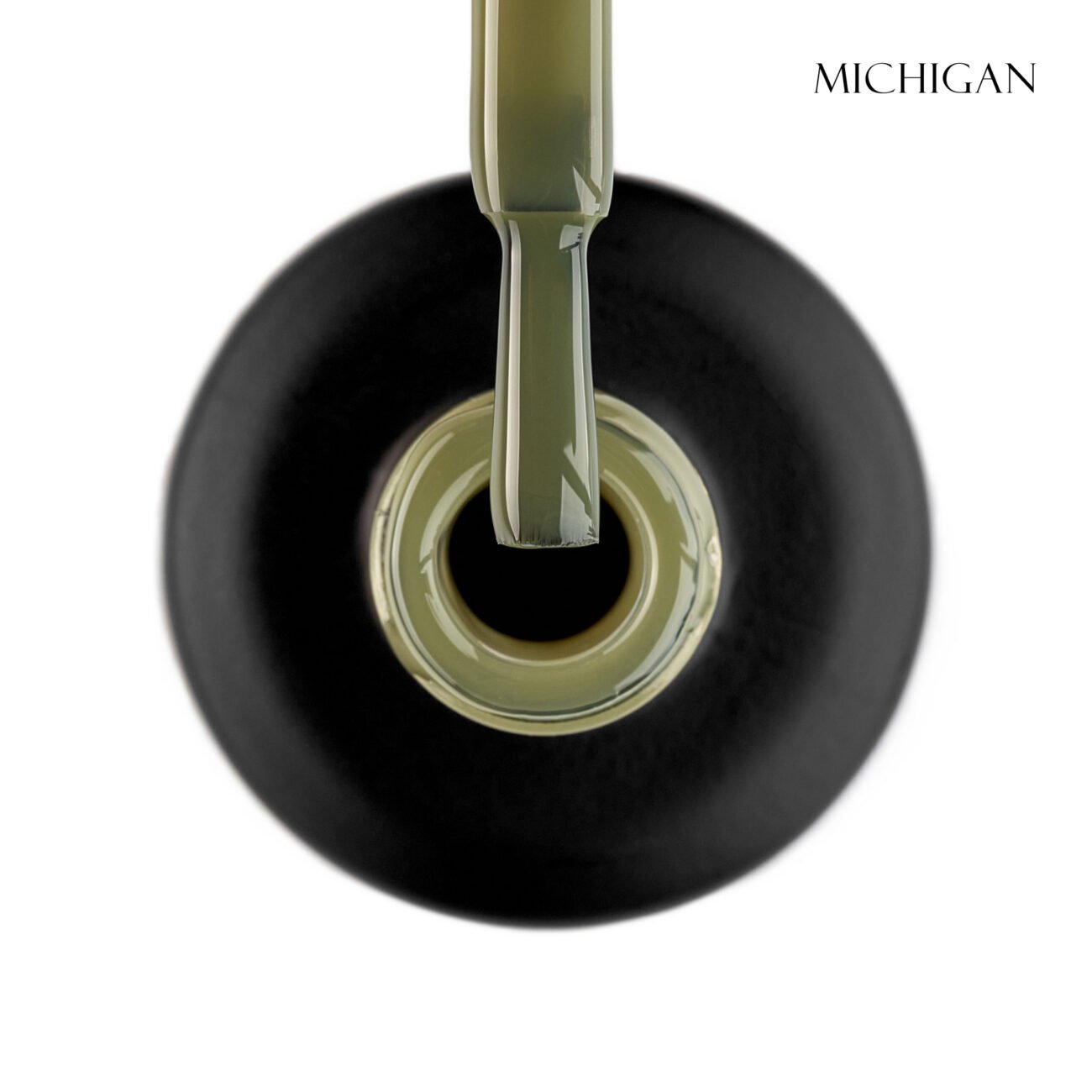 Кольорова база GLOSS Color Base Gel Michigan, 11 мл (хакі)