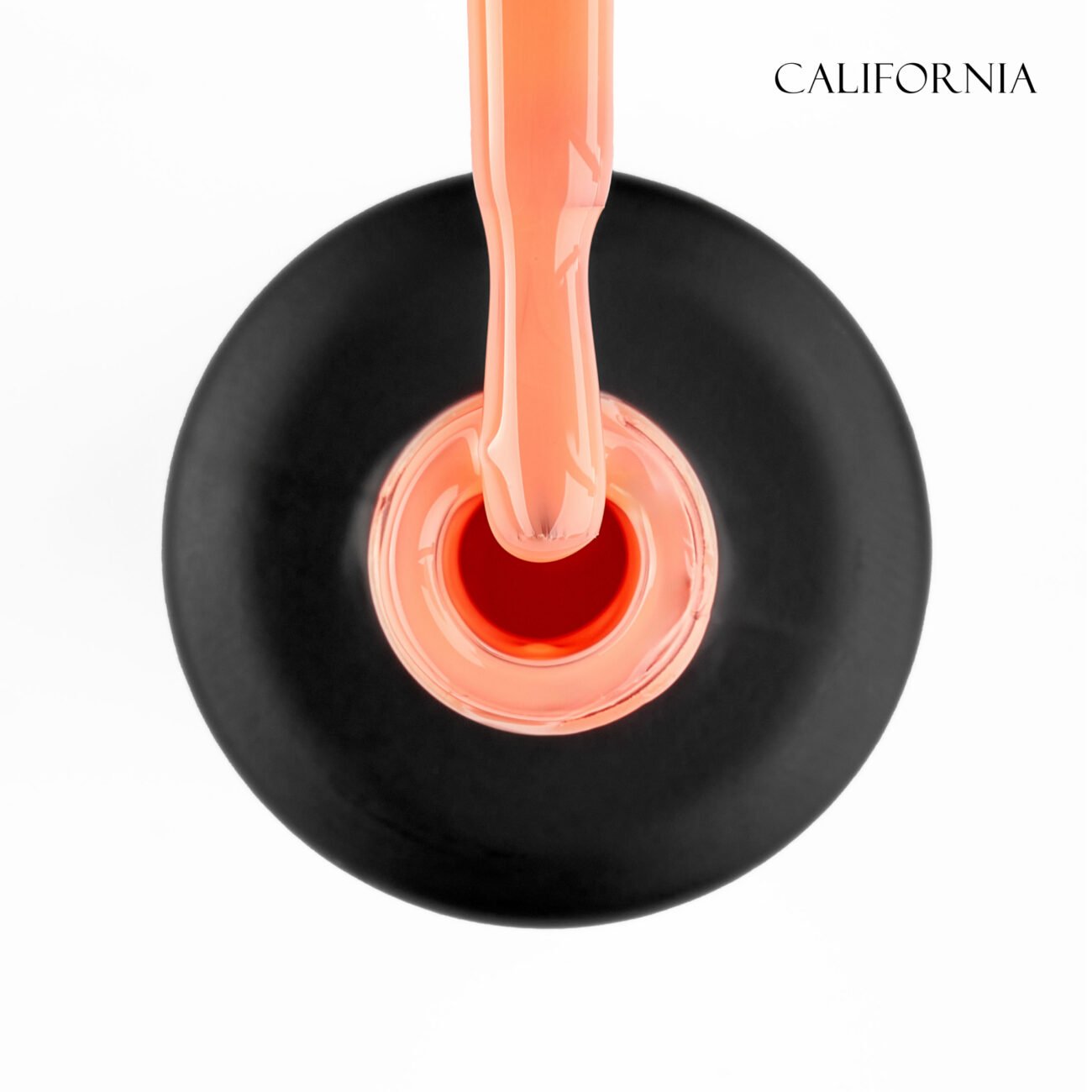 Кольорова база GLOSS Color Base Gel California, 11 мл (ніжний персиково-рожевий)