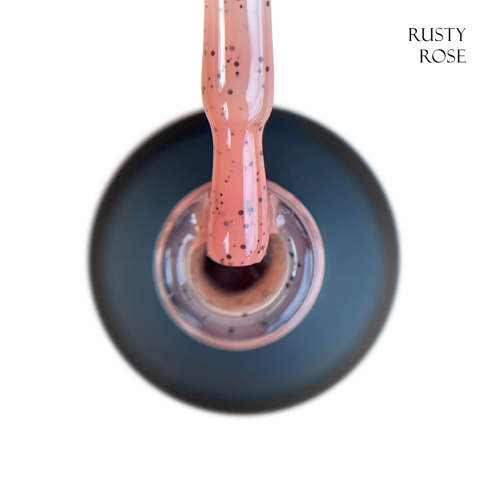 База для гель-лаку GLOSS Yogurt Base Rusty Rose, 15 мл (запилений червоний)