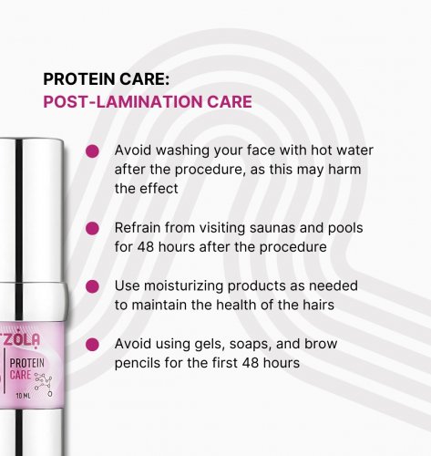 ZOLA Pink Laminating Compound 03 Protein Care - Image 3